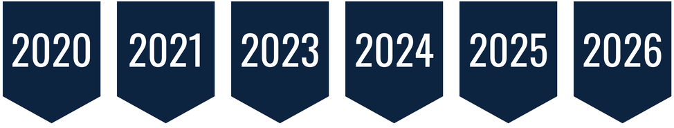 Seattle Met Top Doctor 2020, 2021, 2023, 2024, 2025 and 2026